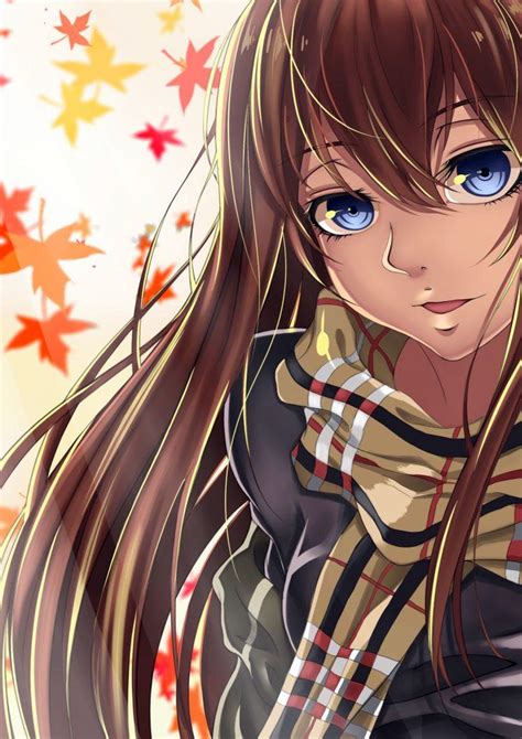 brown hair female anime characters|beautiful anime girl brown hair.